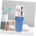 Iwowhero Travel Cup & Toothbrush Holder | Portable Toothpaste Container & Bathroom Accessories for Travel - Buy Online on GoSupps.com
