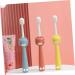 Skisuno 3-Piece Portable Children's Toothbrush Set - Ergonomic Manual Toothbrush for Daily Use | Ideal for Kids | Household Essentials - Buy Online on GoSupps.com