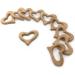 3pcs Cartoon Wood Teether Set - Natural Animal Peach Shape Baby Teething Toy - Buy Online on GoSupps.com