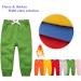 CuteOn Unisex Kids Elastic Waist Cotton Warm Trousers 3 Years Grass Green | Baby Pants Bottoms 1-5Years - Buy Online on GoSupps.com