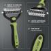 Reavet Dog & Cat Brush - Underwool & Top Hair Care for Long-Haired Breeds (Size M-L) | Massage Effect & Fur Protection - Buy Online on GoSupps.com