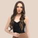 Buy Medium Part Curly Wavy Chestnut Brown Wig for Women - 70 cm Natural Synthetic Hair for Daily & Party Use - Buy Online on GoSupps.com