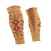 Oyihfvs 1 Pair Knee Compression Leg Sleeve, Non-Slip Leg Guard Compression Socks Cover Multi 1 8.67"(W)x 13.0"(L)