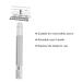 Buy Silver Safety Razor Handle for Men | Metal Replacement for Manual Razor | Retro Design for Ultimate Shaving Experience - Buy Online on GoSupps.com