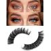 Russian Strip False Eyelashes 10 Pairs - Natural Wispy D Curl - Reusable Faux Mink Lashes - 15MM-03 - Buy Online on GoSupps.com