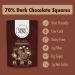 ChocZero Squares 70% Cocoa Special Vegan Dark Chocolate - Keto Friendly, Sugar-Free (3 bags, 30 snack pieces) - Buy Online on GoSupps.com