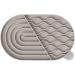 Lucybalu Zenpad Slip Mat for Cats | Food-Safe Silicone Slow Feeder & Leak Mat | Taupe Licking Mat - Buy Online on GoSupps.com