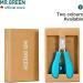 MR.GREEN Splash Resistant Nail Scissors Stainless Steel Nail Clippers for Thick or Hard Ingrown Toenails for Men Women & Elderly (Blue Handle) - Buy Online on GoSupps.com