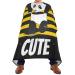 Waterproof Barber Cape -Cute Funny Panda Cheetah Haircut Bib for Men Unisex Hair Cutting Cape(8rp1a)