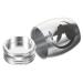 HANABASS Rabbit Urn Bunny Small Pet Urn Urns Urn for Ashes Parrot Urn Keepsake Urn Dog Urn Stainless Steel 2.50X1.50X1.50CM Silver