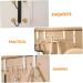 Baluue 3pcs Door Hook White Clothes Rack Purse Hangers Punch- Over The Door Hangers Wall Hanging Household - Buy Online on GoSupps.com