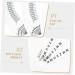 Balacoo 10pcs Eyelash Measuring Tool - Essential Lash Measure Ruler for Extensions & Techs - Perfect for Curly Eyelashes - Buy Online on GoSupps.com