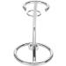 Premium Metal Shaving Brush Holder Stand - 2 in 1 Curved Design for Razor & Brush - Portable Universal Men's Facial Care Accessory - Silver - Buy Online on GoSupps.com