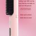 Portable Cordless Hair Straightener Brush - Mini Plasma Styling Comb for Women | LED Display 9 Temp Settings USB Rechargeable - Pink - Buy Online on GoSupps.com