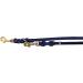 Premium Double Linen Dog Leash - Adjustable 2.80m x 8mm for Small & Large Dogs - Navy Blue - Buy Online on GoSupps.com