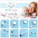 Ruby 10-Piece Natural Wood Pacifier Clips | Safe & Stylish Dummy Clip Holder for Babies and Kids - Buy Online on GoSupps.com