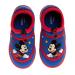 Disney Mickey Mouse Boys Water Shoes - Pool Aqua Socks for Kids- Sandals Bungee Waterproof Beach Slides Sport Character Summer Slip-on Quick Dry (Toddler/Little Kid) 5-6 Toddler Blue/Red