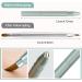  2 Pack Lip Brush for Lipstick Skycase Retractable Lip Brushes Concealer Makeup Dual End Makeup Brush for Lipstick Lip Gloss with Lid Travel Size Silver/Green Silver+Green - Buy Online on GoSupps.com