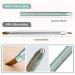 Buy Songaa Retractable Lip Brush - 2 Pack Dual-Ended Lip Applicator for Lipstick Lip Gloss & Liner - Stylish Silver & Green Design - Buy Online on GoSupps.com