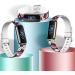 Designer Silicone Bands for Fitbit Luxe | Durable & Stylish Replacement Strap for Women | Compatible with Fitbit Luxe 2021 - Black Floral Print - Buy Online on GoSupps.com