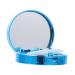 SOLUSTRE 1 set starry sky glasses case storage box for glasses PP lens storage box blue 7.5X7.5CM