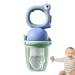 Bexdug Fresh Food Dispenser for Babies | Ultraicide Silicone Baby Food Pacifier - Safe & Healthy Nibble Feed for Toddlers & Newborns - Blue - Buy Online on GoSupps.com