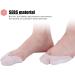JYCCH 5 Pairs Gel Toe Protectors - Callus Cushions for Ballet Pointe - Adult Women (Closed White) - Buy Online on GoSupps.com
