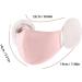 Buy Klufo Cotton Face Cover - Cloud Shape & Rabbit Fur Ear Warmers | Soft Pink Winter Protection - Buy Online on GoSupps.com