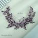 Kercisbeauty Purple Crystal Wedding Bridal Headband | Rhinestone Silver Hair Piece for Women & Girls - Updo Hair Jewelry - Buy Online on GoSupps.com