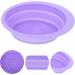 Housoutil Cleaning Pad Silicon Brush Cleaner Cosmetics Brush Scrubber Makeup Cleaning Mat Cosmetic Brush Cleaner Pad Makeup Scrubber Bowl Silica Gel Purple Cleaning Brush Make up 14.5x11cm Purple - Buy Online on GoSupps.com