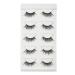 Vivis Half False Lashes 3D Faux Mink Corner Eyelashes Natural Fake Eye Fluffy Cross Reusable Makeup Extension 5 Pairs - 301