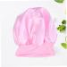 Silky Satin Sleep Cap for Curly Hair | Wide Side Bonnet Shower Cap | Pink | 1pc - Buy Online on GoSupps.com