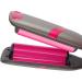 100% Pure Titanium Flat Iron Hair Straightener | One Pass Sleek Look & Beautiful Curls | 1 Inch International Shipping Available - Buy Online on GoSupps.com
