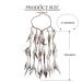 GORTIN Boho Feather Headband - Gypsy Hippie Indian Headpiece for Women and Girls - Buy Online on GoSupps.com