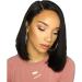Shop Saupa Real Hair Short Wigs for Women - Brazilian Smooth Natural Black Wigs - Premium Human Hair for All Occasions - Buy Online on GoSupps.com