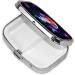 Colorful Jellyfish 2 Compartment Small Pill Case - Cute Travel Pill Organizer for Purse & Pocket Gifts - Buy Online on GoSupps.com