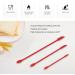 Mini Silicone Spatula with Long Handle & Double-Headed Design - Perfect for Jam Cosmetics & More (Red) - Buy Online on GoSupps.com