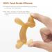 Purphy Bite Ring for Babies | Soft BPA-Free Silicone Chew Toy | Odorless Baby Teething Ring 3-18 Months | Perfect Baby Gift (Brown) - Buy Online on GoSupps.com