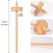 Finetoknow Drop Spindle Top Whorl Yarn Spin Hand Carved Wooden Tool for Beginners - Premium Quality Craft Supplies - Buy Online on GoSupps.com