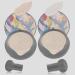 2024 Newest Mushroom Head Air Cushion CC Cream Long-lasting Base Makeup Face Makeup BB Cream(Natural Color+Ivory White 2pcs)