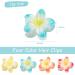 Midodo Colorful Flower Hair Clips - 4 Pack Slip-Resistant Accessories for Thick & Thin Hair - Perfect for Women & Girls - Buy Online on GoSupps.com