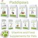 PADDIPAWS High Strength Green Lipped Mussel for Dogs with added Vitamin C - Natural Dog Joint Supplements - Aids Stiff Joints in Dogs - Hip and Joint care for Dogs - 90 Twist and Sprinkle Capsules - Buy Online on GoSupps.com