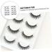 Beavorty 10 Pairs Fake eyelashes reusable eyelashes natural look magnetic lashes fluffy natural eyelashes false eyelashes for beginners short fake eye lashes chemical fiber make up 5d - Buy Online on GoSupps.com