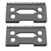 Grendly 2 Pieces Ceramic Blade Ceramic Replacement Cutter 28 Teeth Ceramic Clipper Blade Replacement Cutter 2-Hole Clipper Black