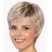 Short Ombre Blonde Synthetic Wigs for Older Women - Fluffy 8 Inch Natural Look + Free Cap - Buy Online on GoSupps.com