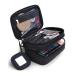 Cosmetic bag ONEGenug makeup bag make-up bag cosmetic bag 20 * 12 * 8 cm double layer with mirror for women black