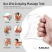 Povhhee Iastm Gua Sha Massage Tool | Stainless Steel Tissue Scraping Tool for Back Legs & Arms - Enhance Your Wellness Today! - Buy Online on GoSupps.com
