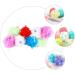 Buy 8pcs Sponge Bath Ball Shower Pouf - Mesh Bath Scrubber & Loofahs for Comfortable Bathing | International Shipping - Buy Online on GoSupps.com