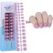 FEIlei Full Cover Nail Tips Extra Long for Press On Nails Manicure Tools Salon Home DIY D5 - Buy Online on GoSupps.com