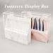 Dust-proof Acrylic Marble Eyelash Tweezers Holder with Cover - White | Lash Cart Organizer - Buy Online on GoSupps.com